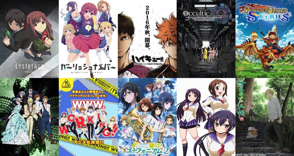 Animes do Outono 2016 – Lista de trailers – PróximoNível