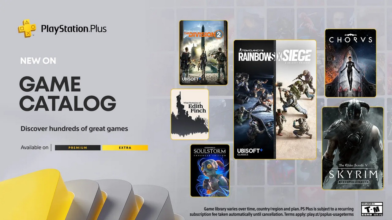 Jogos PlayStation Plus Extra e Premium já estão disponíveis